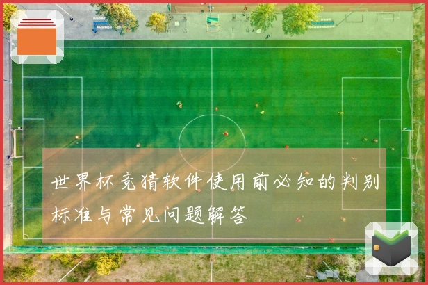 世界杯竞猜软件使用前必知的判别标准与常见问题解答